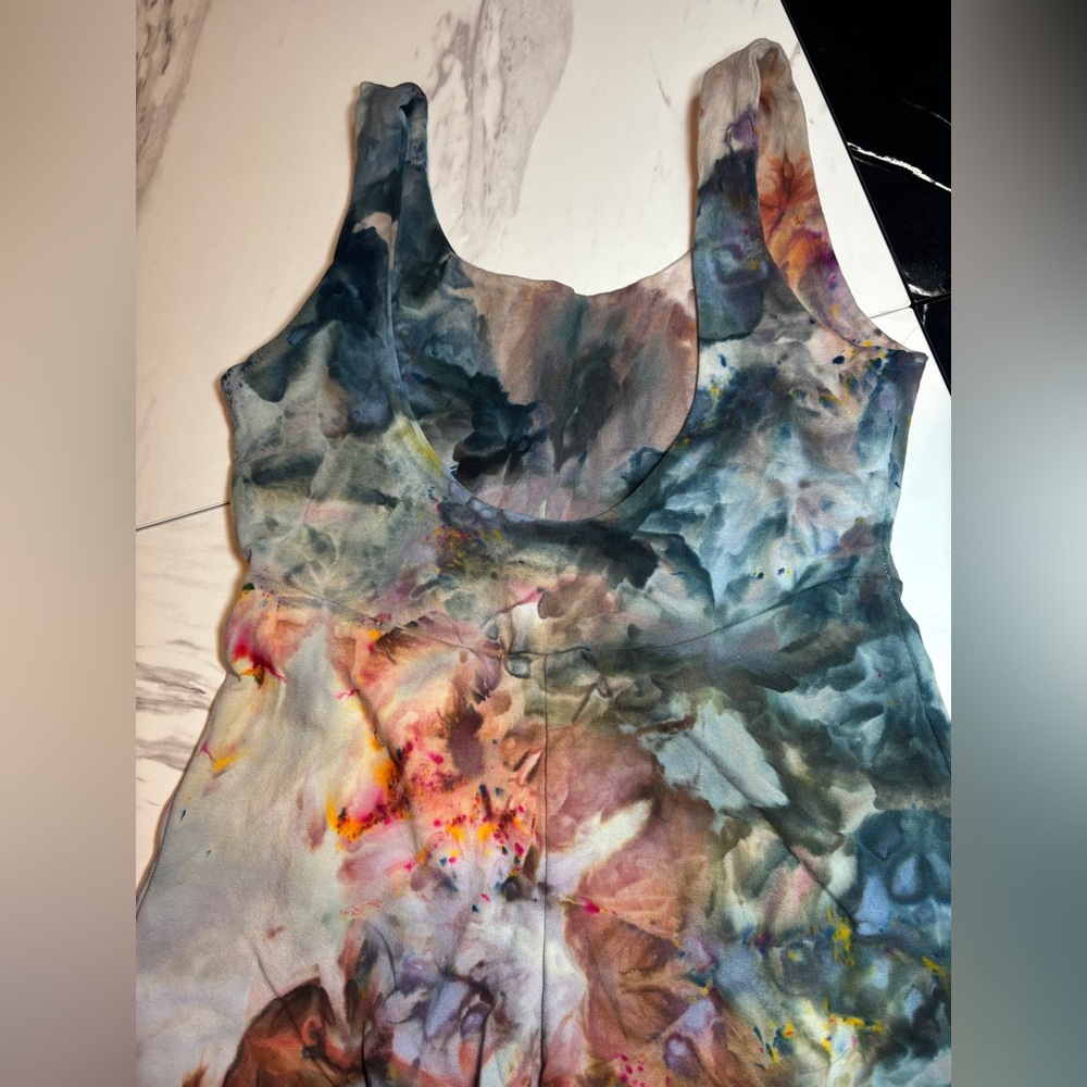 Soleil Catsuit || Ice Dye || Ocean Jasper Large - Picture 12 of 16
